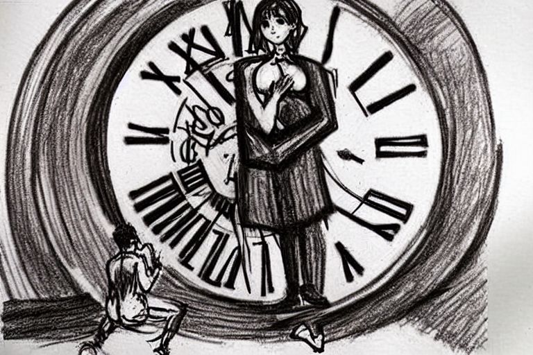 00043-drawing of a man holding a giant clock.jpg